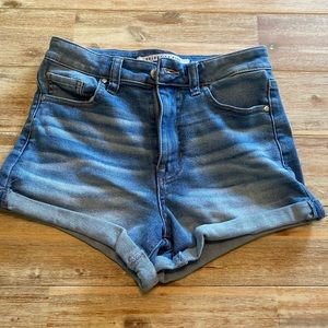High rise shorts